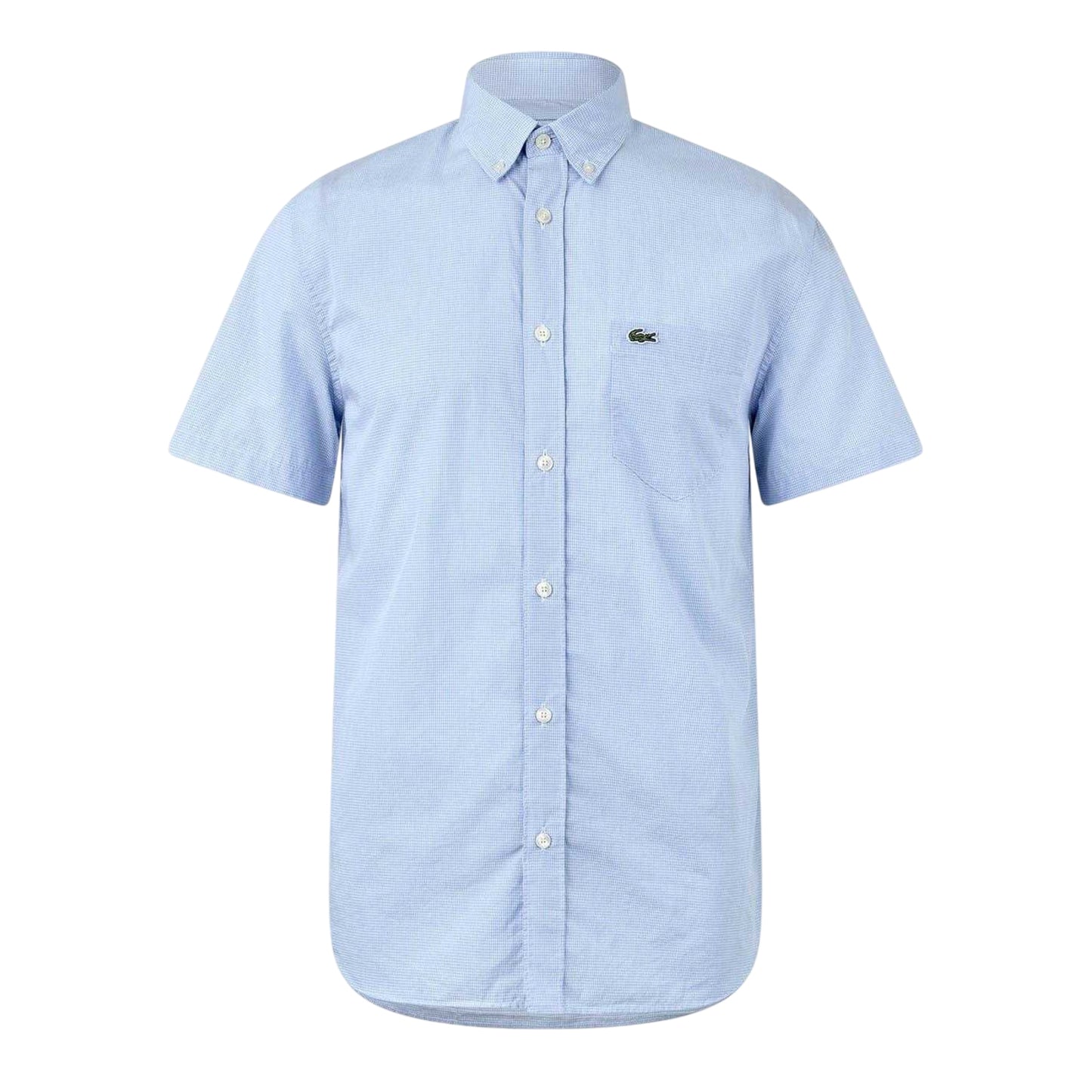 White - Front - Lacoste Mens Regular Short-Sleeved Shirt