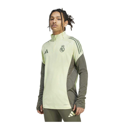 Green - Side - Adidas Mens Real Madrid CF Training Track Top