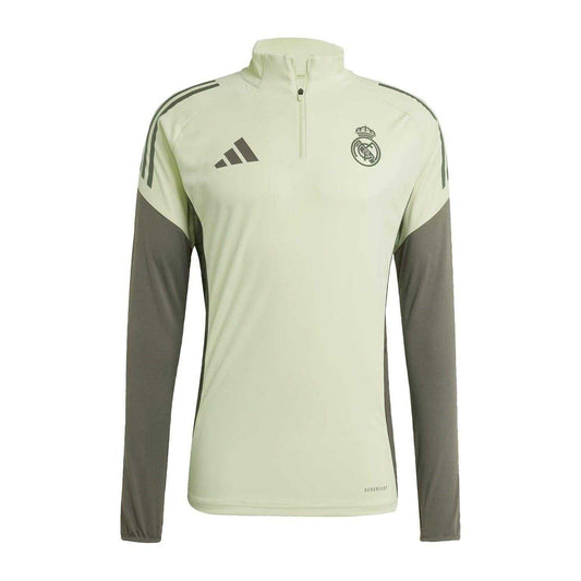 Green - Front - Adidas Mens Real Madrid CF Training Track Top