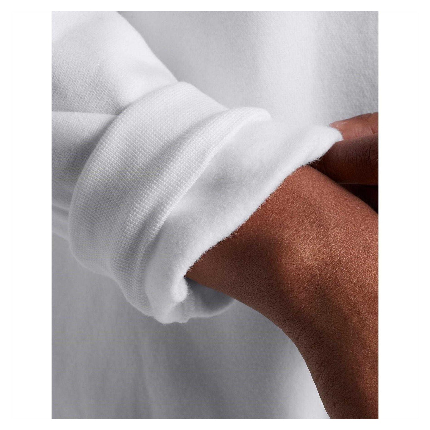 White-Black - Lifestyle - Under Armour Womens-Ladies Essential Fleece Sweatshirt