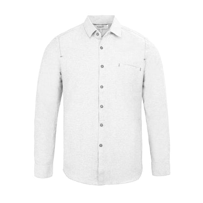 White - Front - Firetrap Mens Plain Cotton Blend Shirt