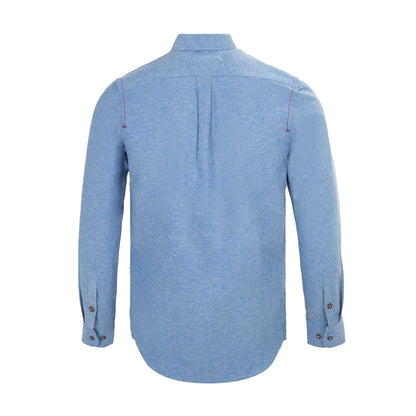 Light Blue - Back - Firetrap Mens Plain Cotton Blend Shirt