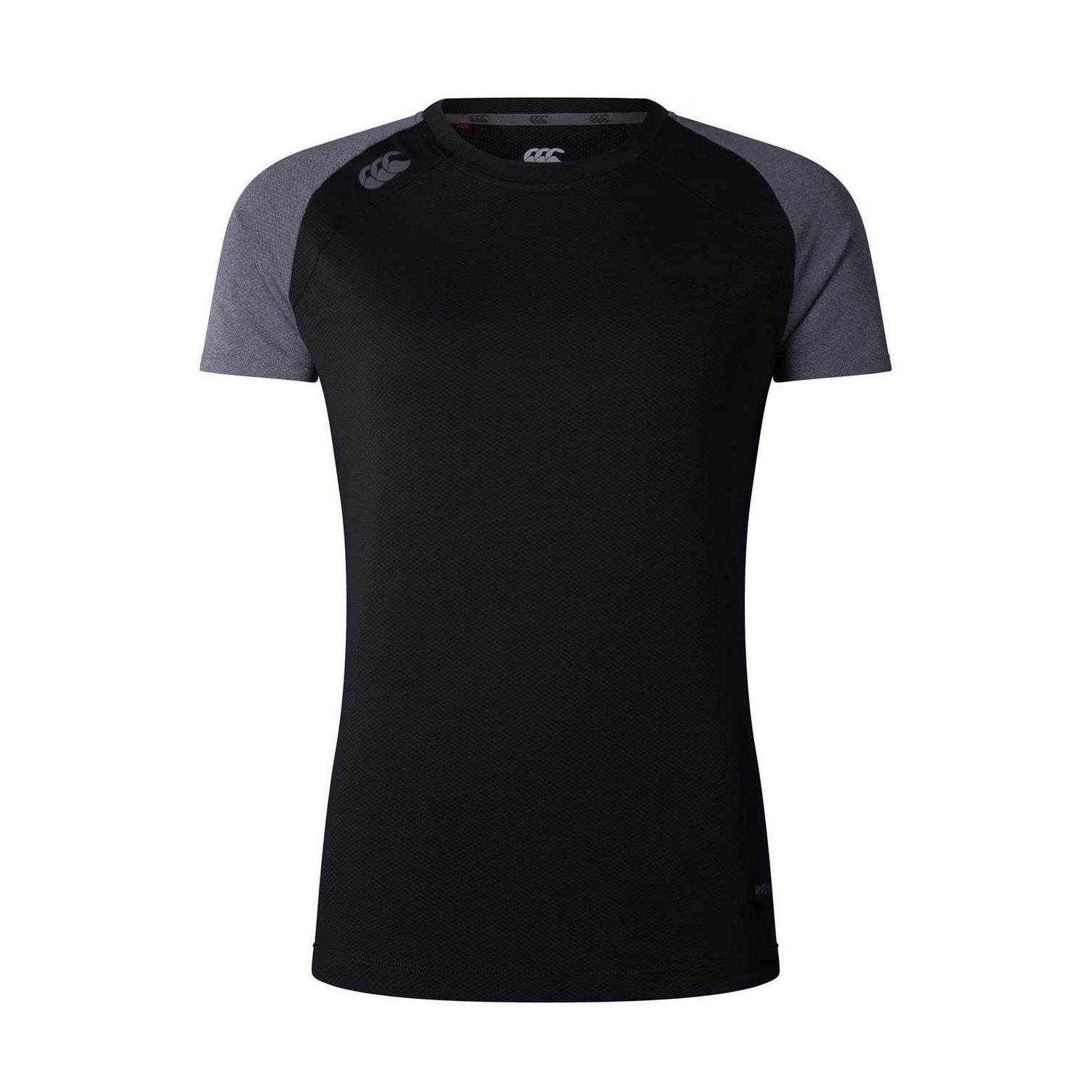 Black Marl - Front - Canterbury Womens-Ladies Elite Regular T-Shirt