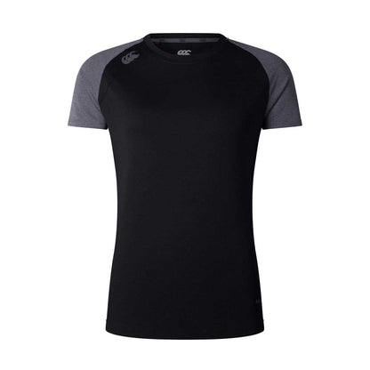 Black Marl - Front - Canterbury Womens-Ladies Elite Regular T-Shirt