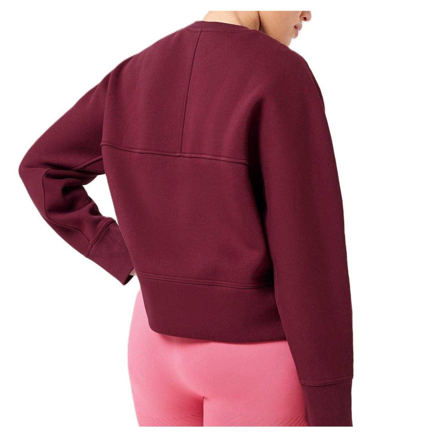 Red - Back - Casall Womens-Ladies Crew Neck Boxy Top