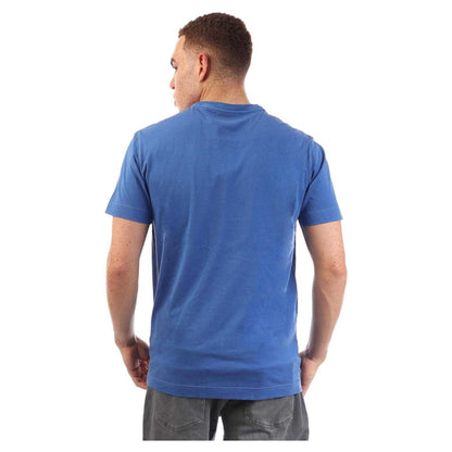 Blue - Back - Gant Mens Faded Crew Neck T-Shirt