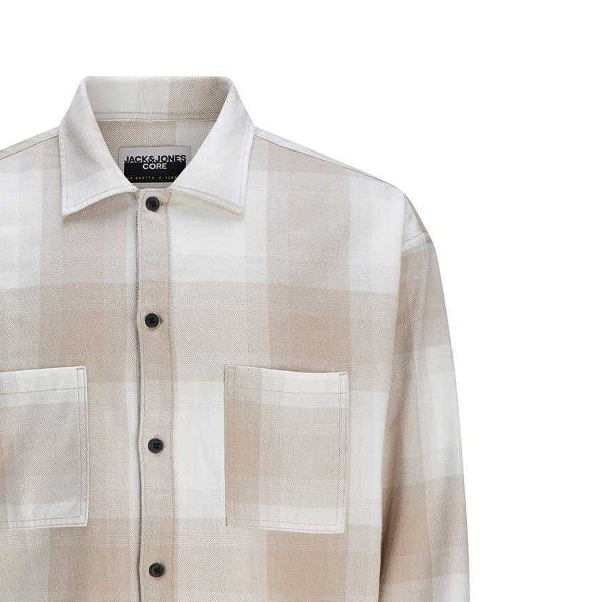 Cloud Dancer - Back - Jack And Jones Mens Darren Regular Long-Sleeved Shirt