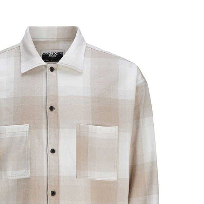 Cloud Dancer - Back - Jack And Jones Mens Darren Regular Long-Sleeved Shirt