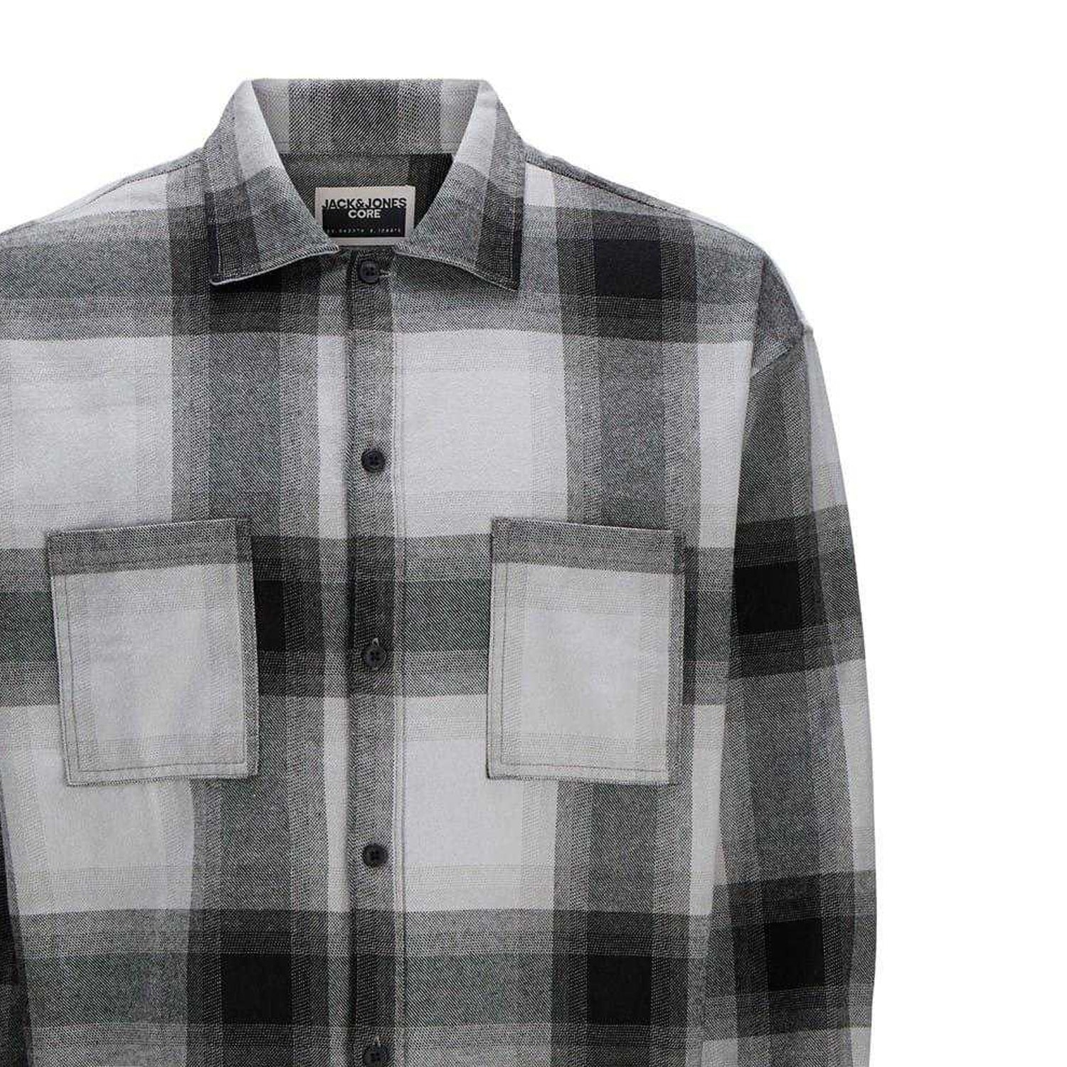 Vapor Blue - Back - Jack And Jones Mens Darren Regular Long-Sleeved Shirt