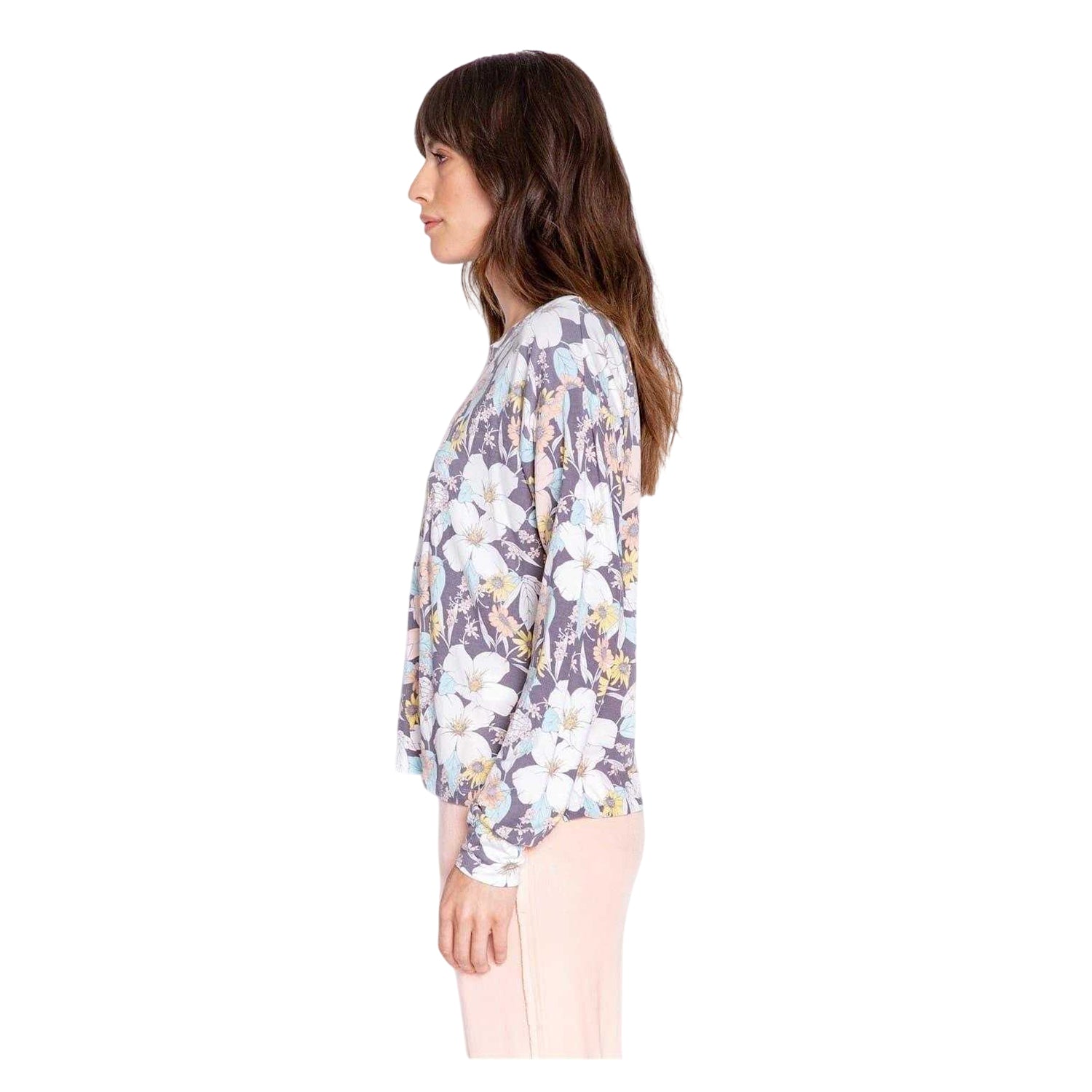 Multicoloured - Back - PJ Salvage Womens-Ladies Salvage Floral Relaxed Fit Shirt