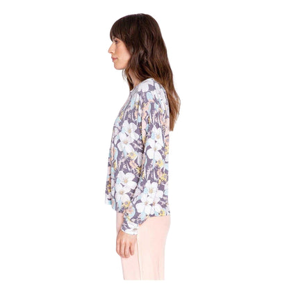 Multicoloured - Back - PJ Salvage Womens-Ladies Salvage Floral Relaxed Fit Shirt