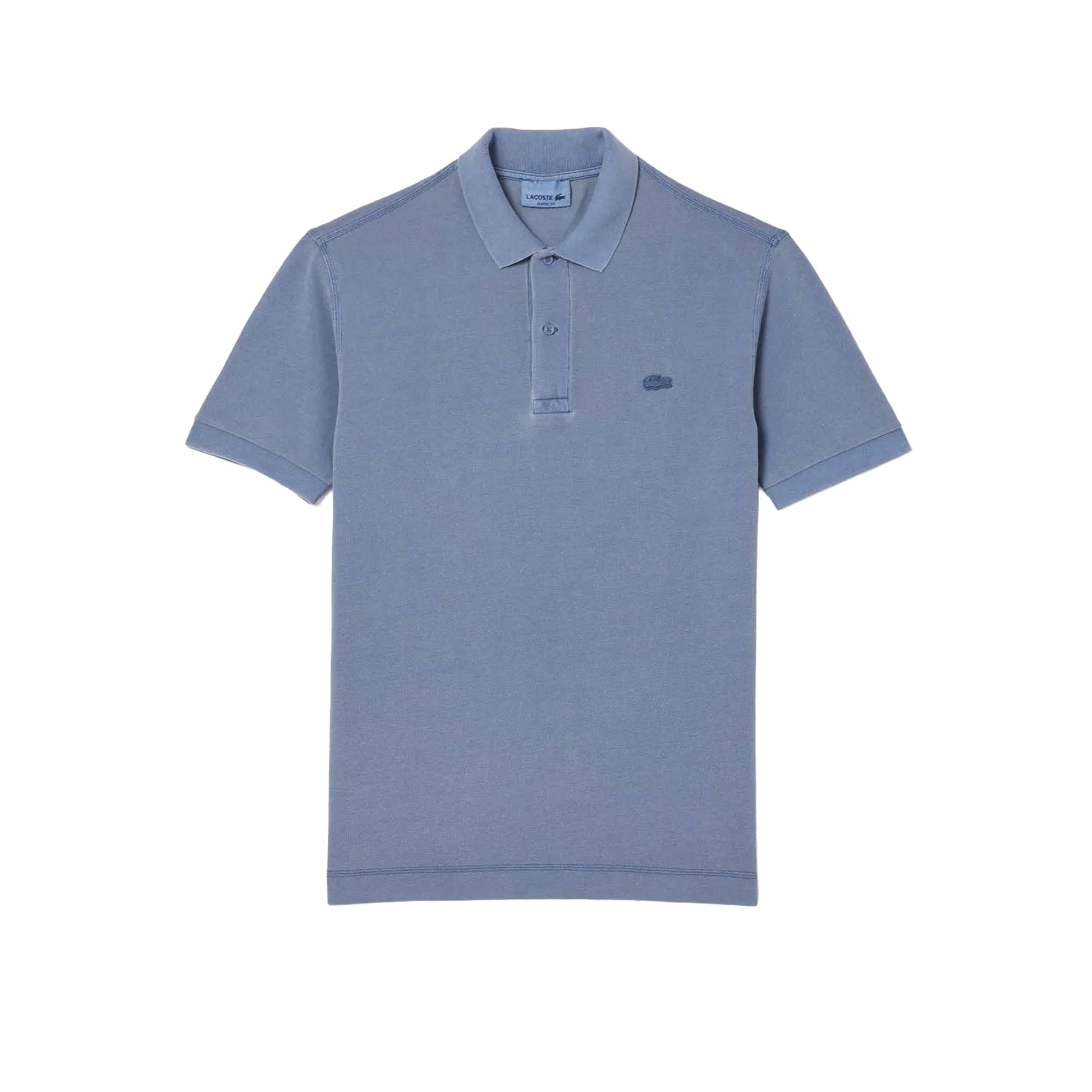 Stone - Front - Lacoste Unisex Adult Natural Dyed Classic Polo Shirt