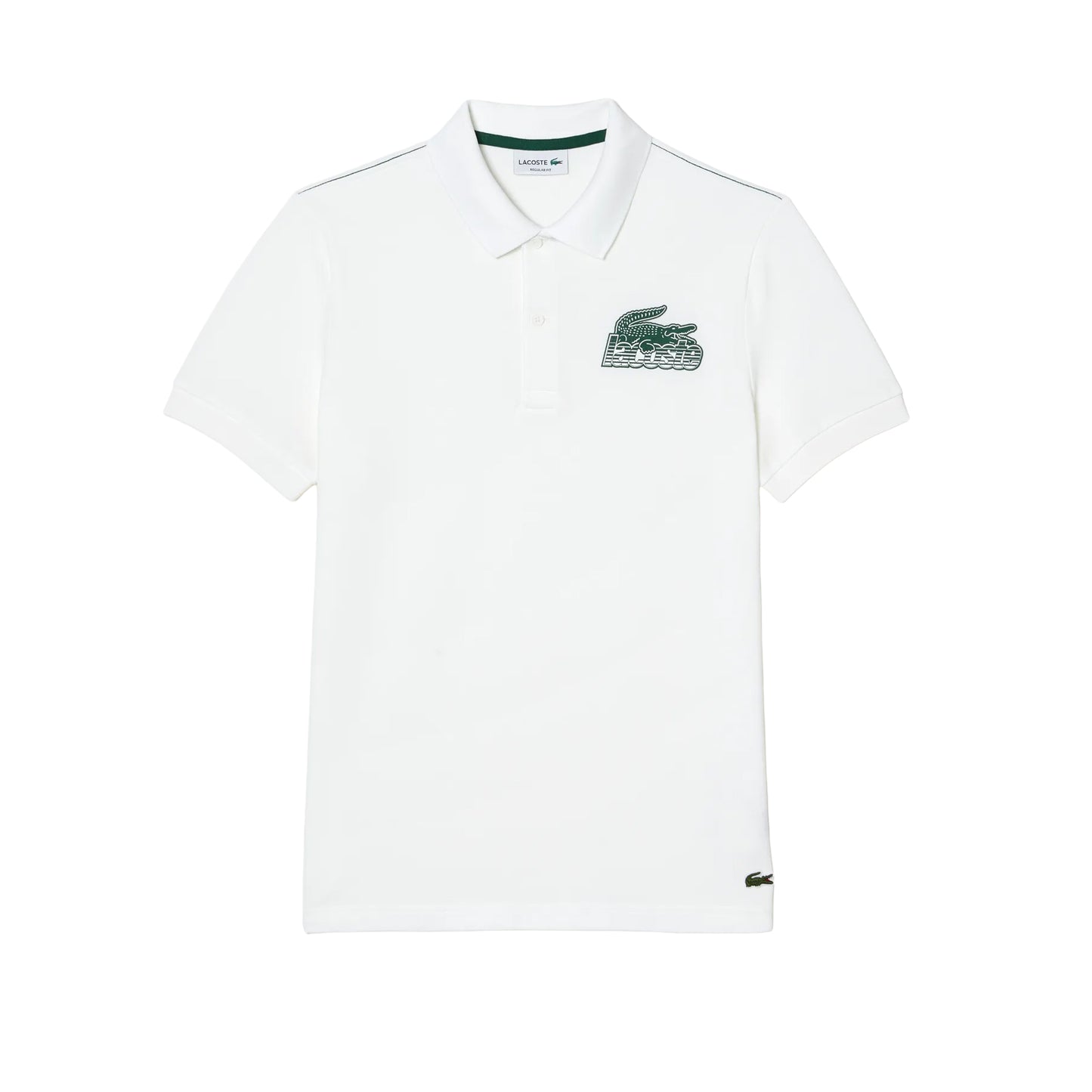 White - Front - Lacoste Mens Mini Pique Polo Shirt
