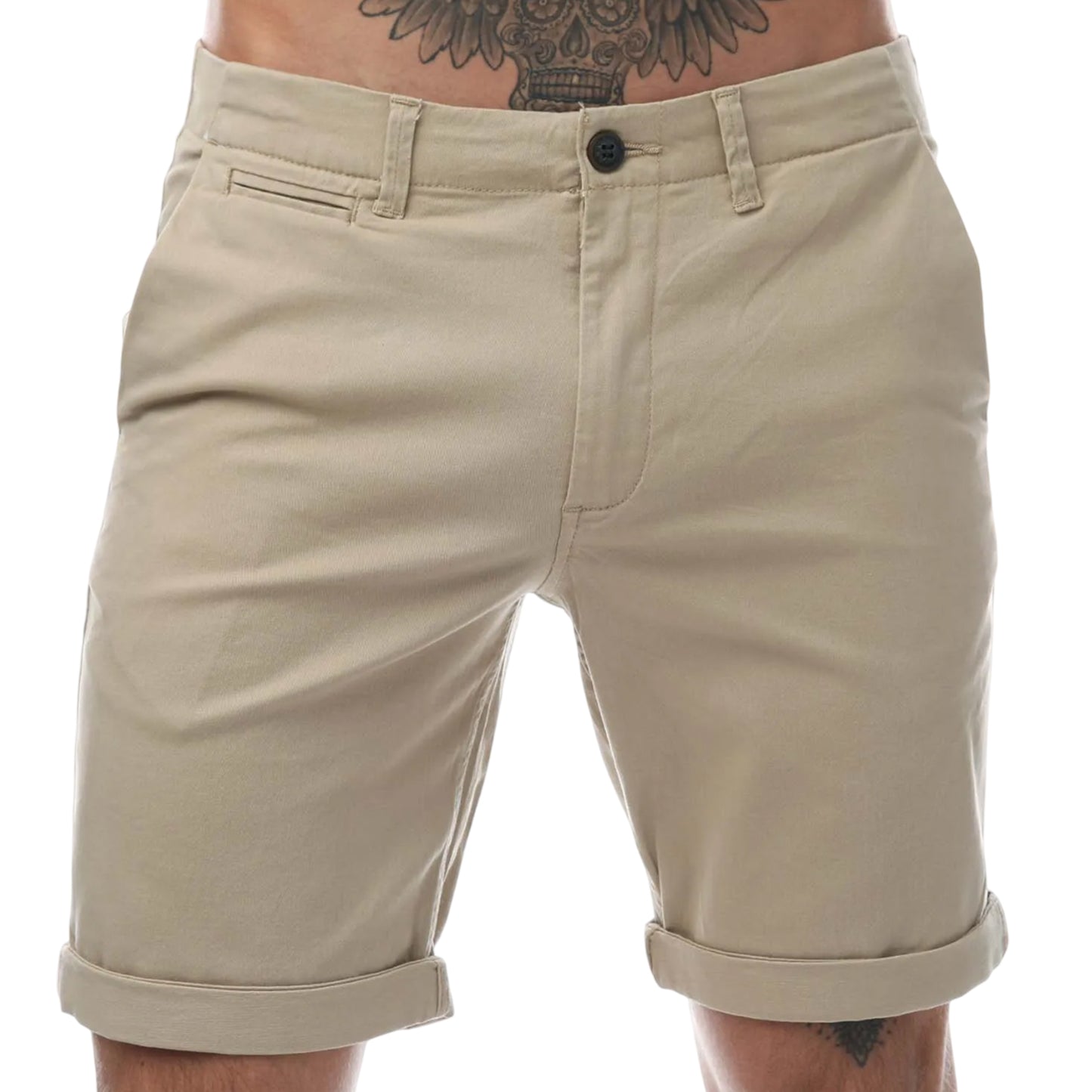 White - Front - Jack And Jones Mens Fred Shorts