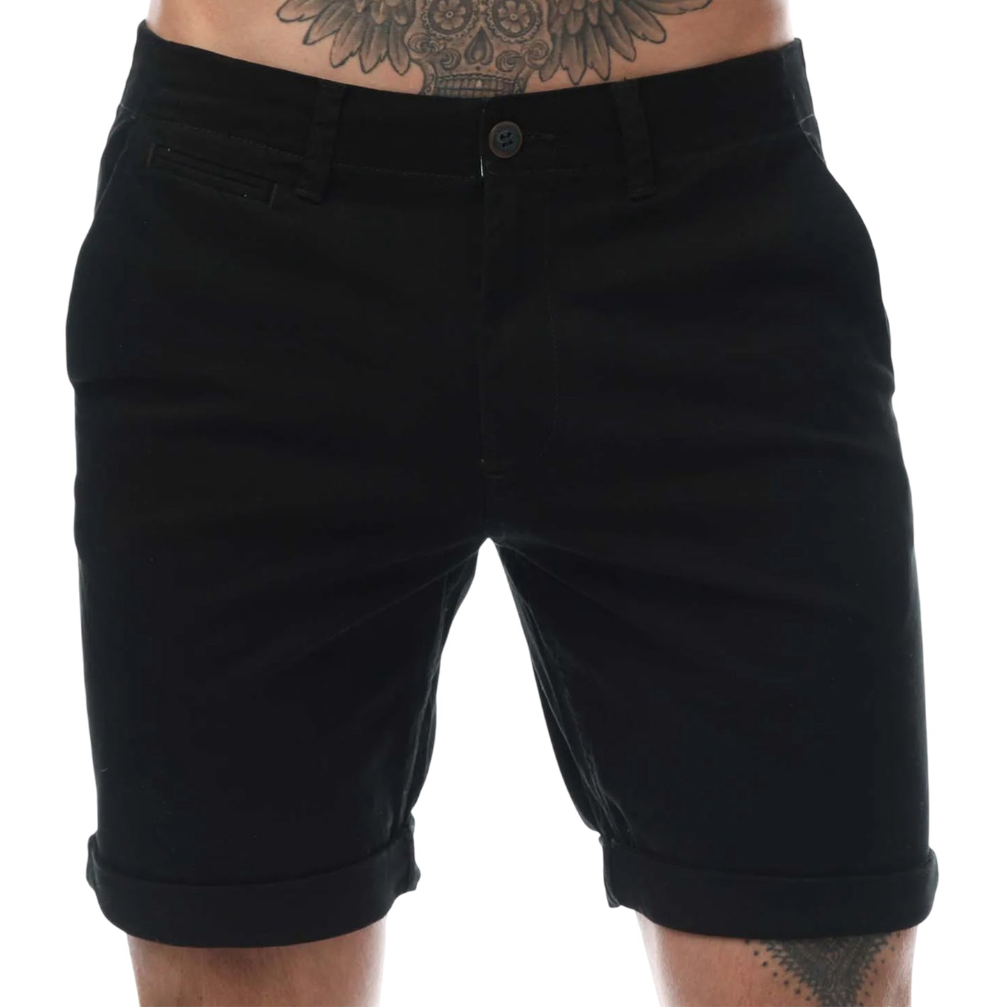 Black - Front - Jack And Jones Mens Fred Shorts