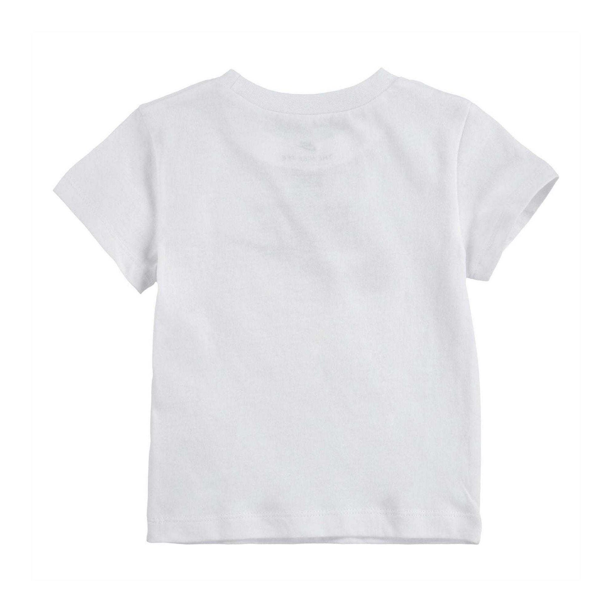 White - Back - Nike Baby Futura Evergreen Swoosh T-Shirt