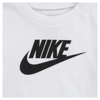 White - Side - Nike Baby Futura Evergreen Swoosh T-Shirt