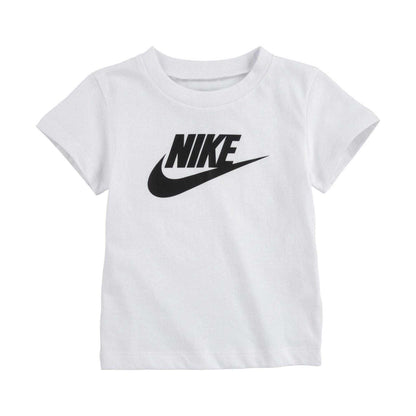 White - Front - Nike Baby Futura Evergreen Swoosh T-Shirt