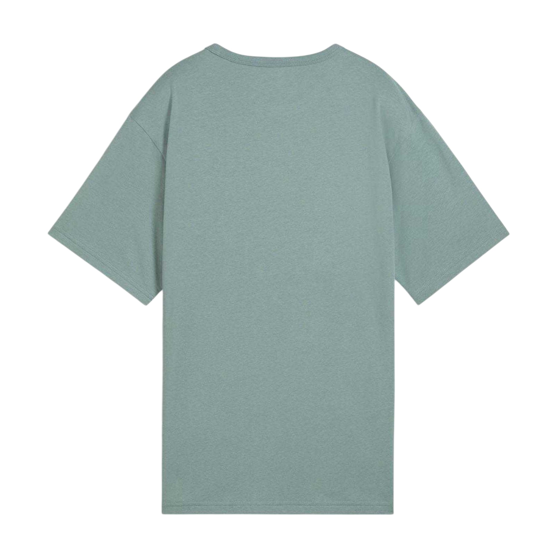 Green - Back - Puma Mens Graphic Logo Relaxed Fit T-Shirt