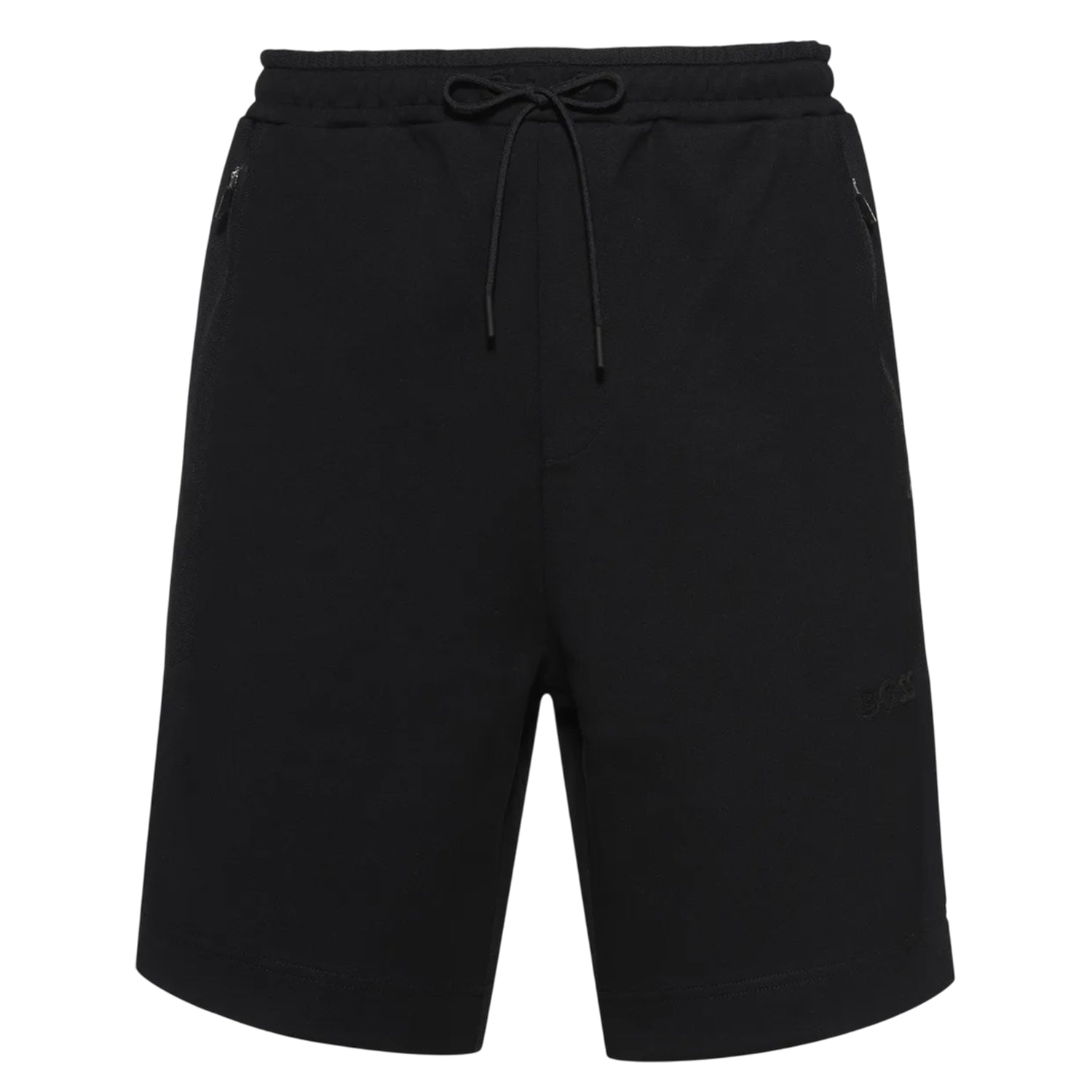 Black - Front - Boss Mens Headlo 1 Fleece Shorts