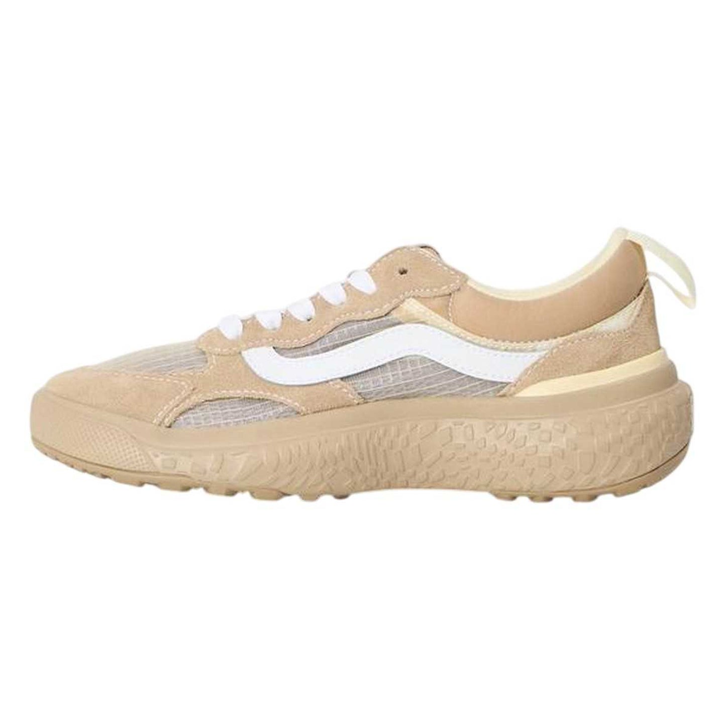 Brown-White - Back - Vans Womens-Ladies Neo VR3 Suede Trainers