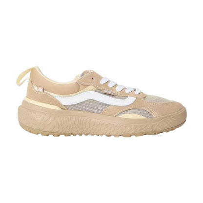 Brown-White - Front - Vans Womens-Ladies Neo VR3 Suede Trainers