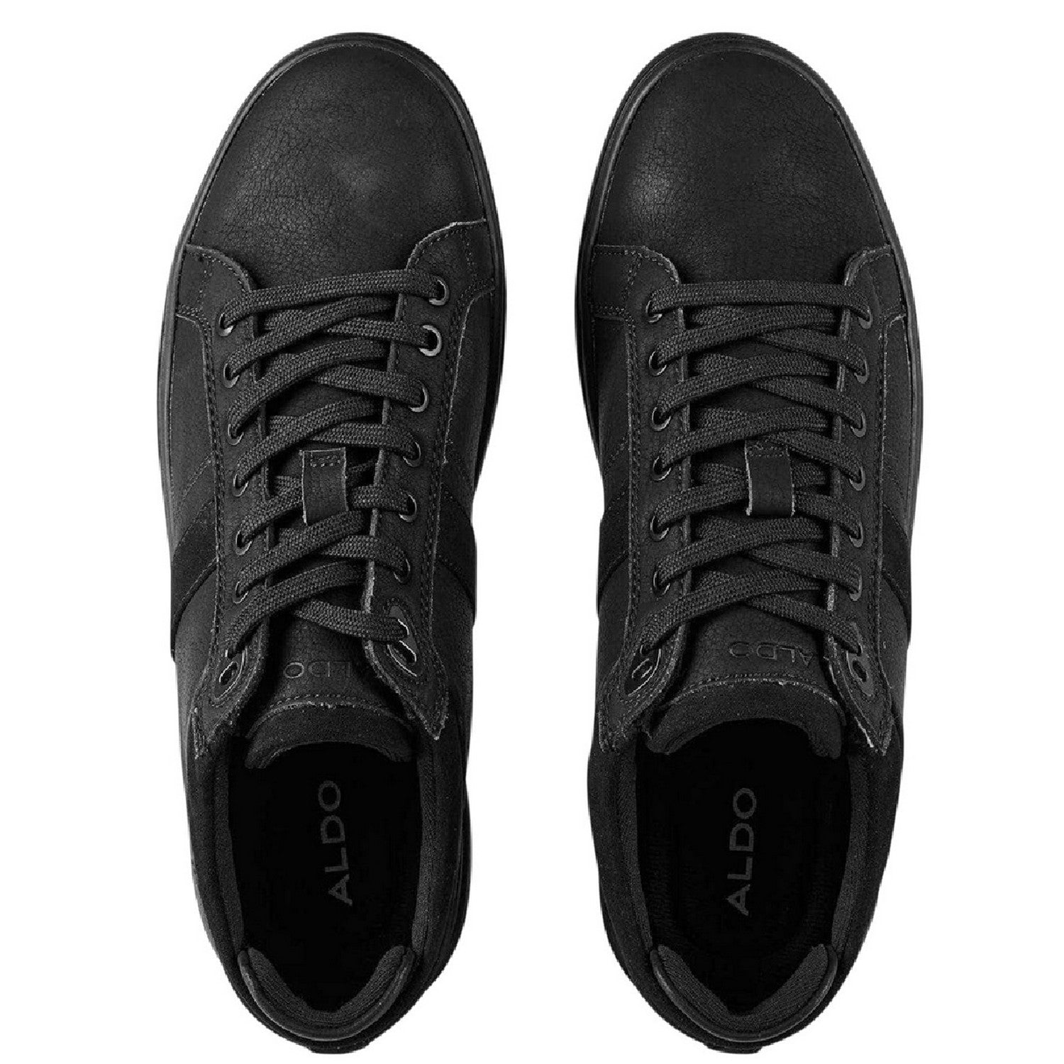 Black - Side - Aldo Mens Koisen Flat Trainers