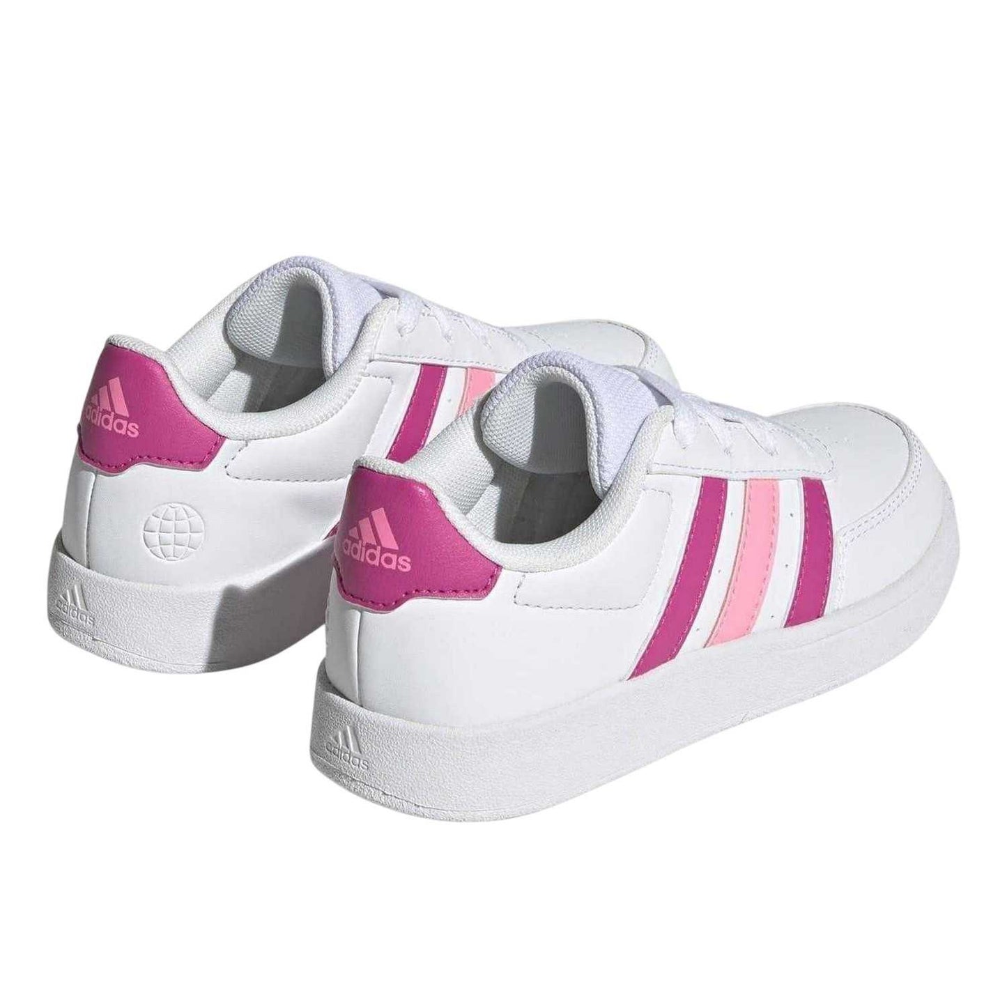 White - Back - Adidas Childrens-Kids Breaknet 2.0 Trainers