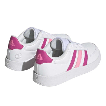 White - Back - Adidas Childrens-Kids Breaknet 2.0 Trainers