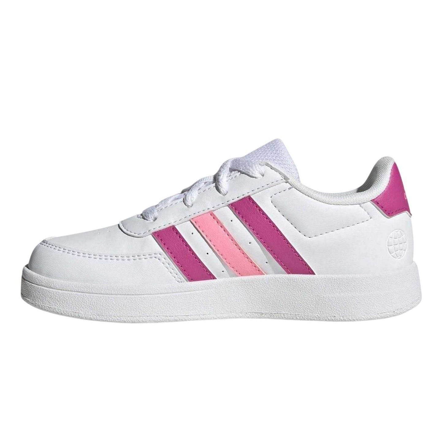 White - Side - Adidas Childrens-Kids Breaknet 2.0 Trainers