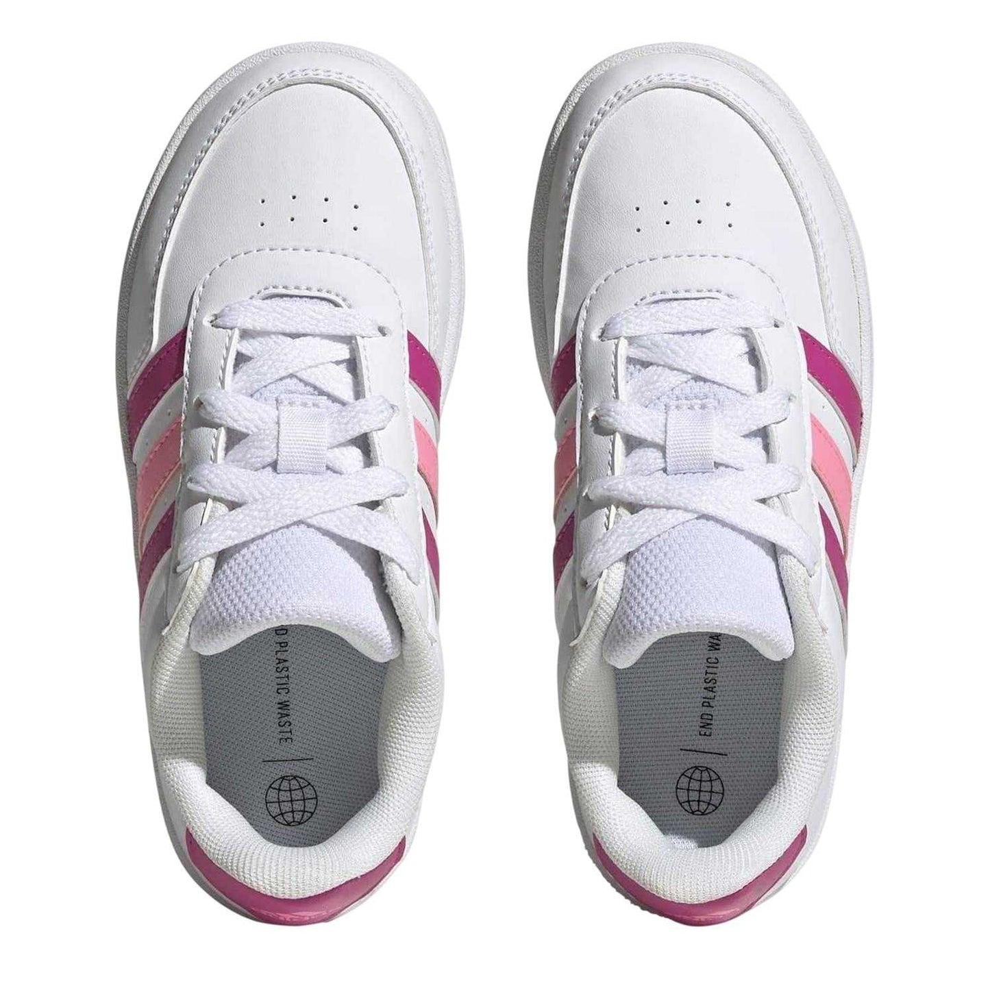 White - Lifestyle - Adidas Childrens-Kids Breaknet 2.0 Trainers