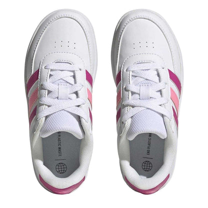 White - Lifestyle - Adidas Childrens-Kids Breaknet 2.0 Trainers