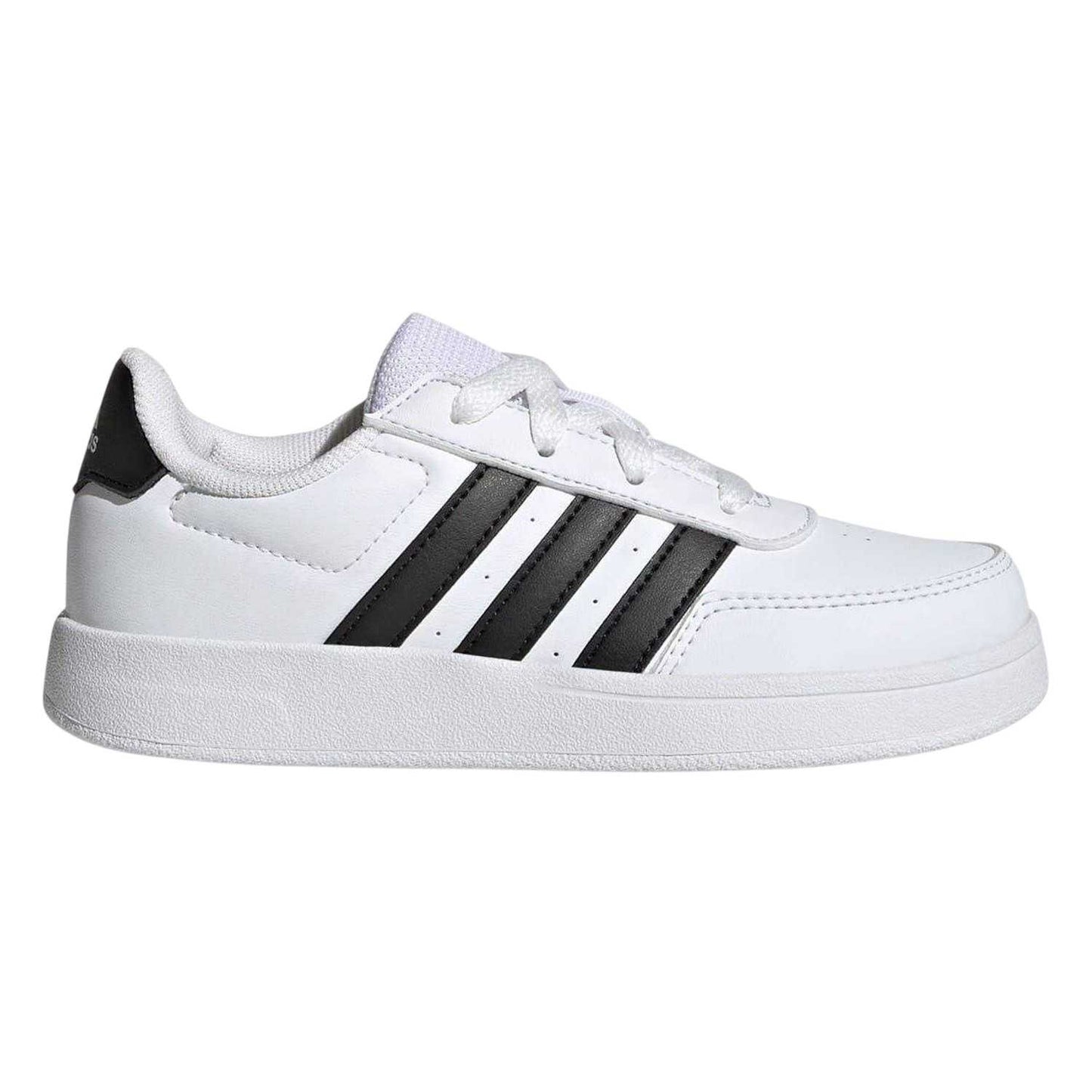 White-Black - Front - Adidas Childrens-Kids Breaknet 2.0 Trainers