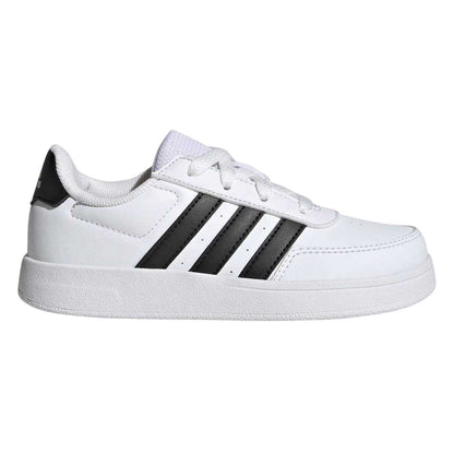White-Black - Front - Adidas Childrens-Kids Breaknet 2.0 Trainers