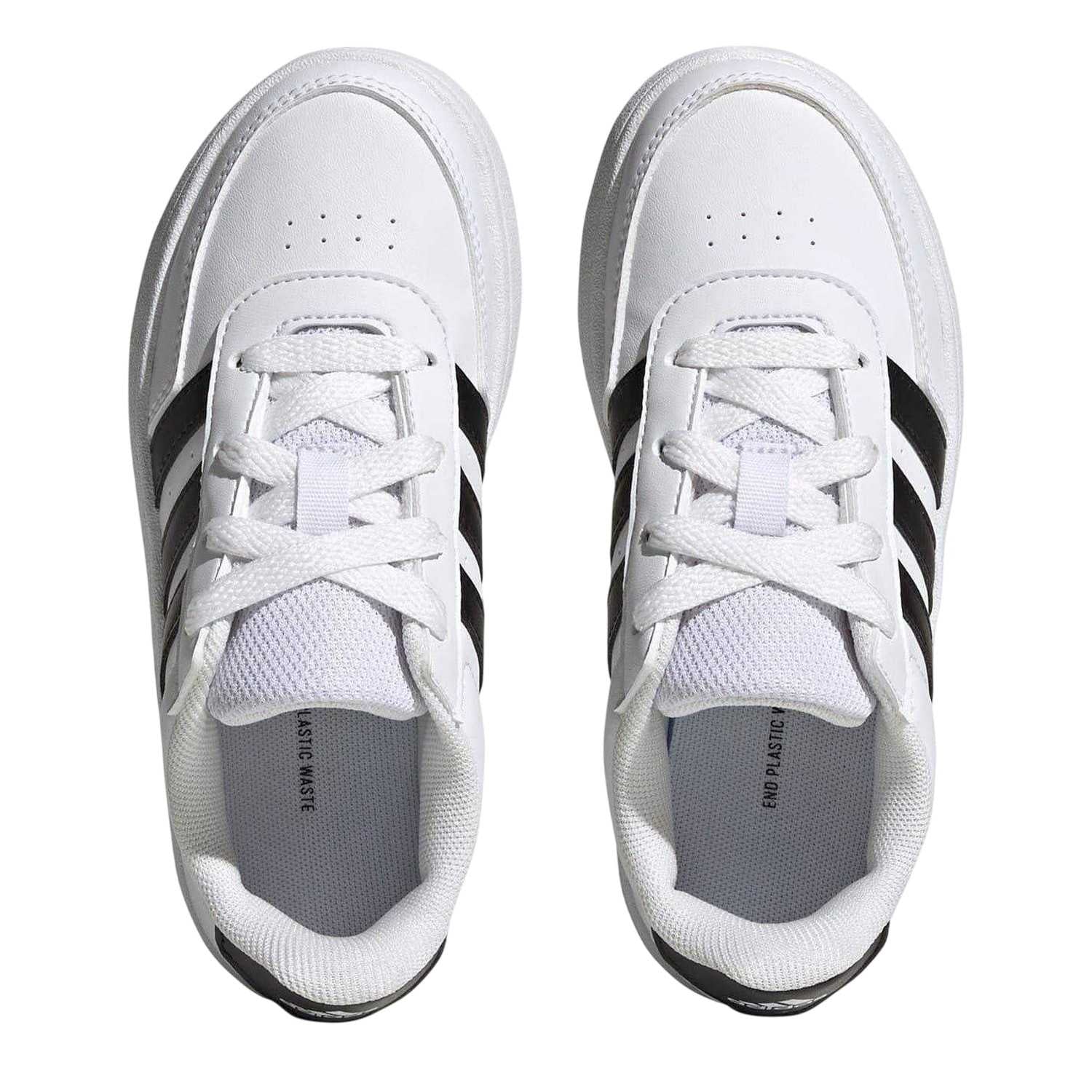 White-Black - Lifestyle - Adidas Childrens-Kids Breaknet 2.0 Trainers