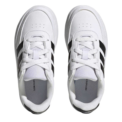 White-Black - Lifestyle - Adidas Childrens-Kids Breaknet 2.0 Trainers