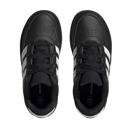 Black-Snow - Lifestyle - Adidas Childrens-Kids Breaknet 2.0 Flat Trainers