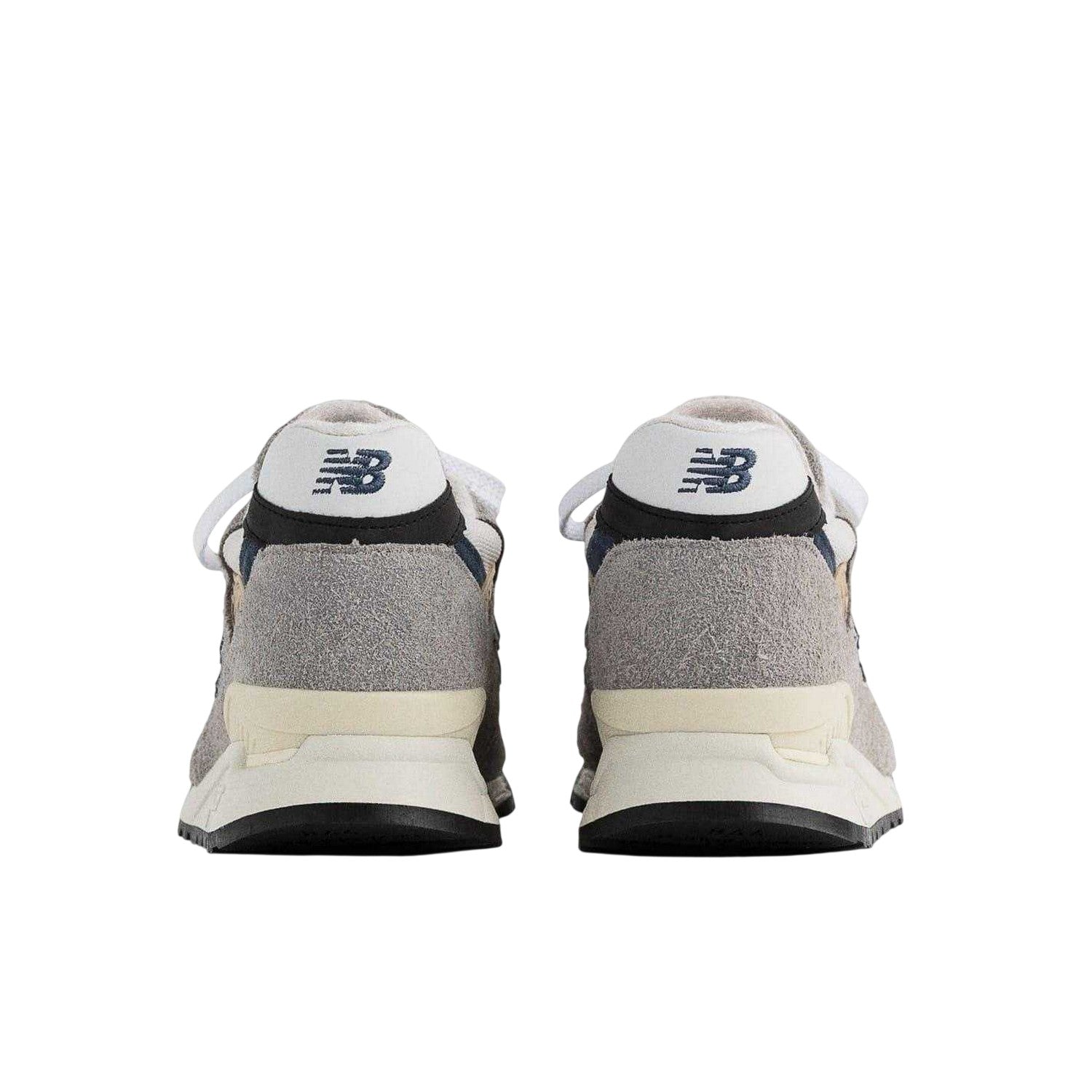 Grey - Back - New Balance Mens U998 Suede Trainers