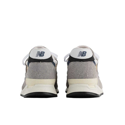 Grey - Back - New Balance Mens U998 Suede Trainers