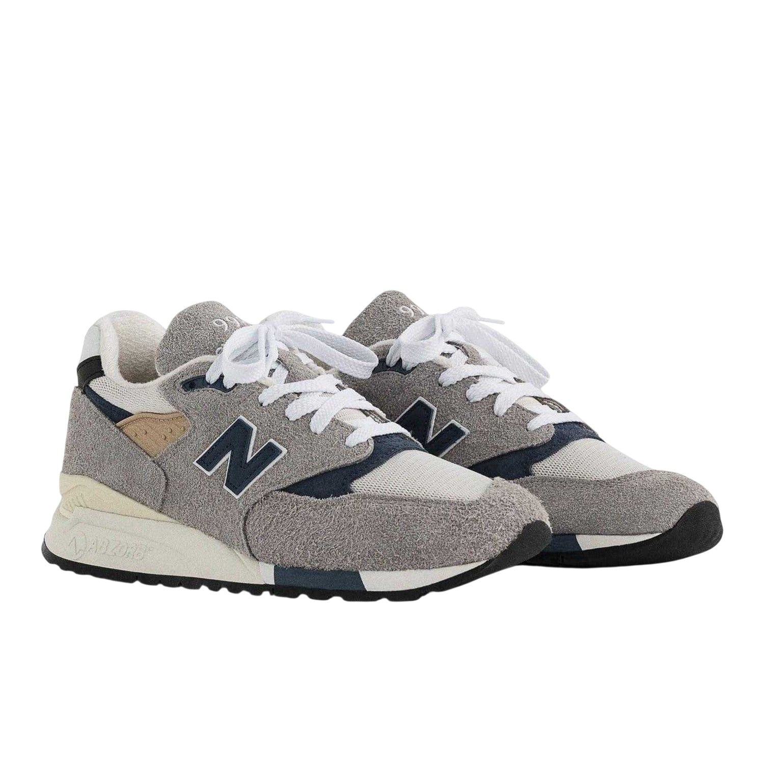 Grey - Lifestyle - New Balance Mens U998 Suede Trainers
