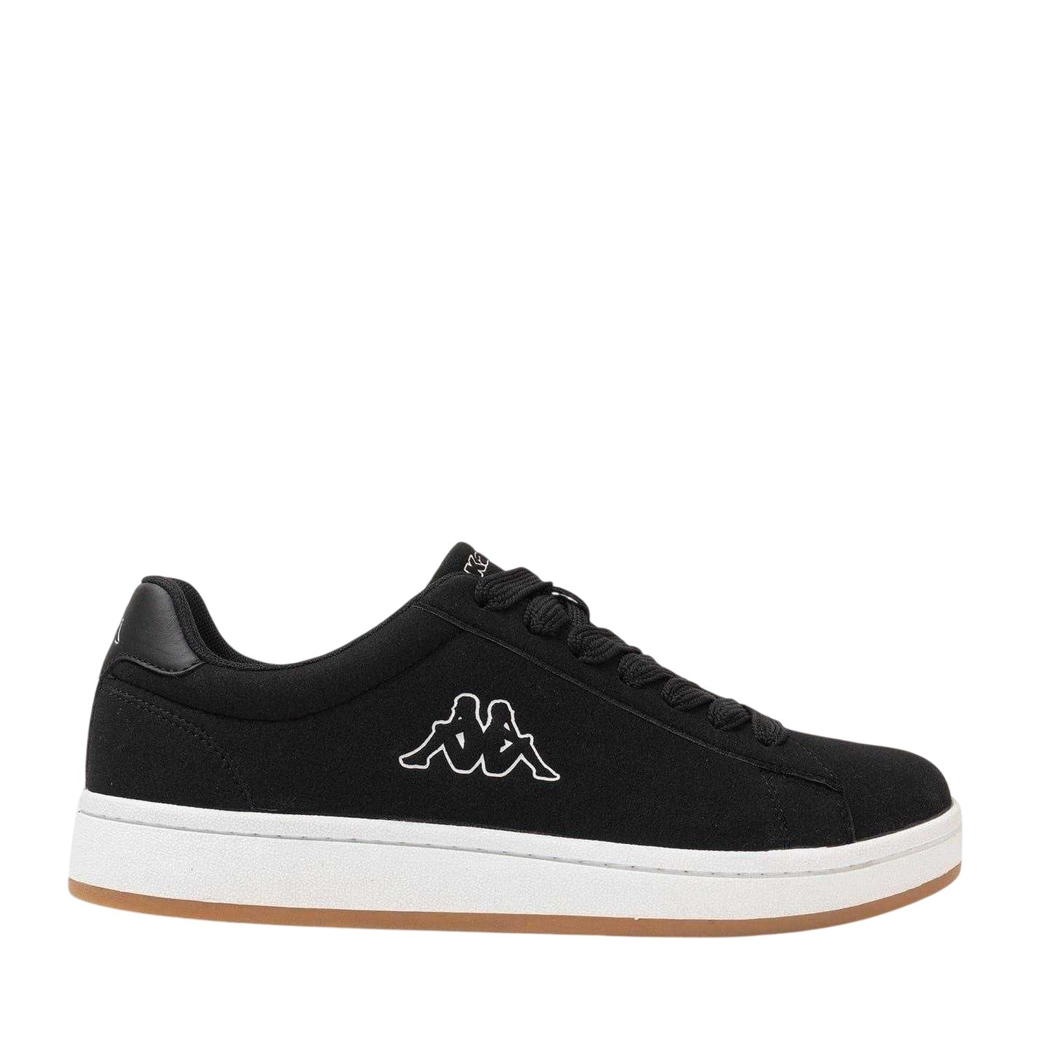 Black-White - Front - Kappa Mens Caccamo Flat Trainers