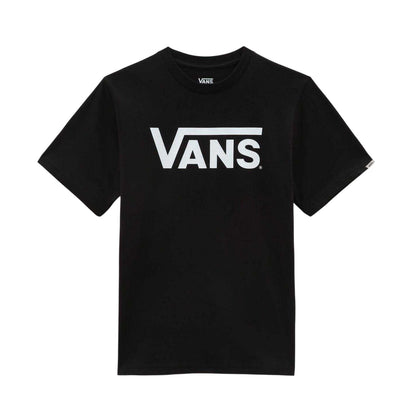 Black - Front - Vans Childrens-Kids Classic Logo Classic T-Shirt
