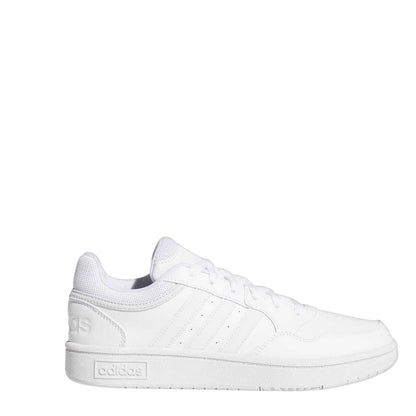 White - Lifestyle - Adidas Womens-Ladies Hoops 3.0 Trainers