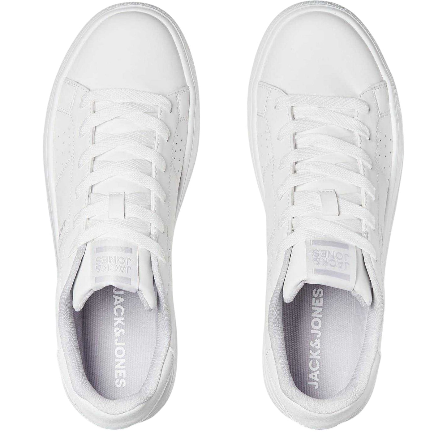 White - Side - Jack And Jones Mens Ealing Trainers