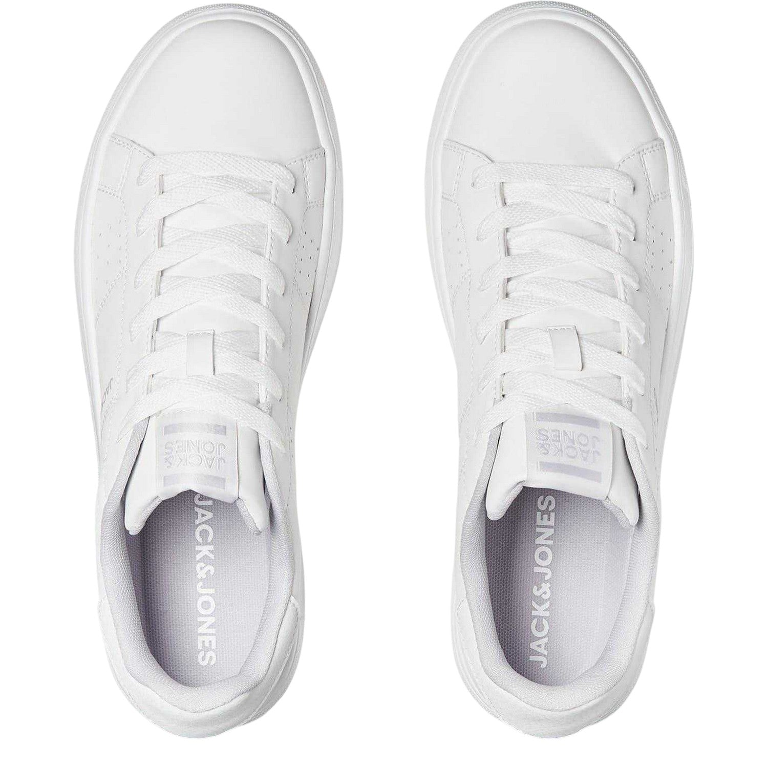 White - Side - Jack And Jones Mens Ealing Trainers
