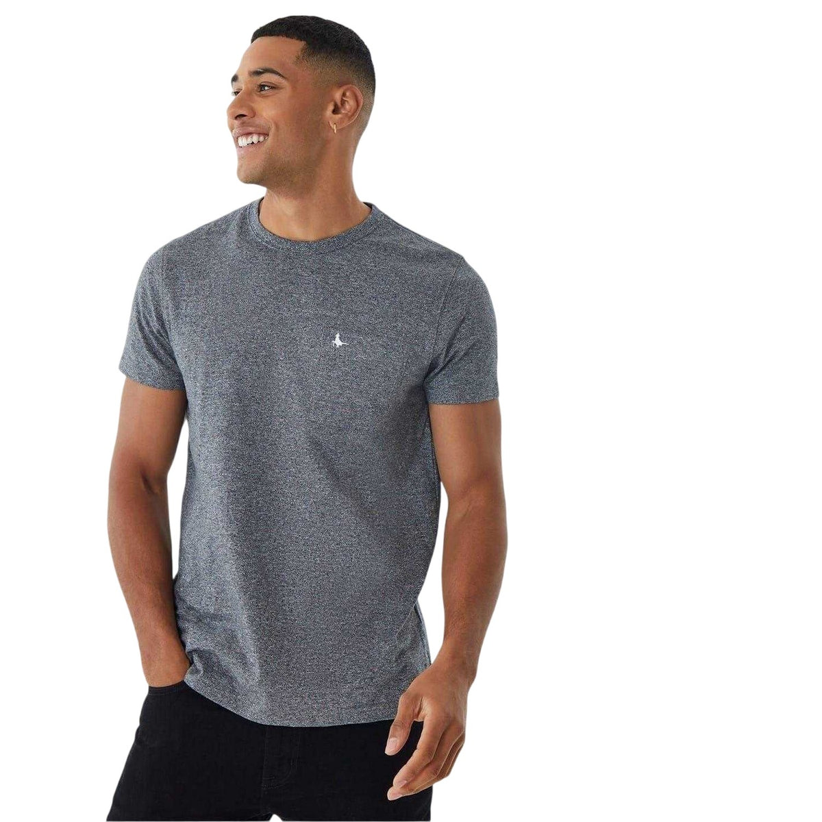 Black - Front - Jack Wills Mens Ayleford Logo Chest Pocket T-Shirt