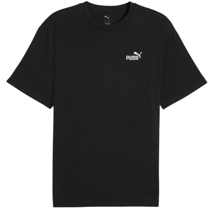 Puma Black - Front - Puma Mens No.1 Small Logo Short-Sleeved T-Shirt