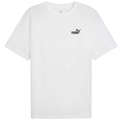 Puma White - Front - Puma Mens No.1 Small Logo Short-Sleeved T-Shirt
