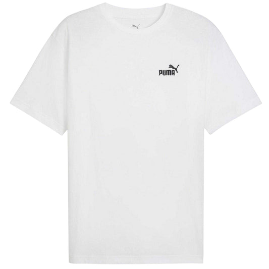 Puma White - Front - Puma Mens No.1 Small Logo Short-Sleeved T-Shirt