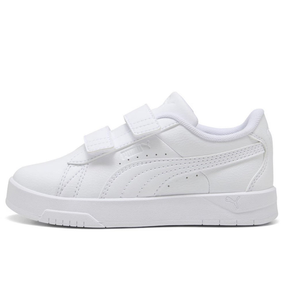 White - Back - Puma Girls Jada Platform Court Trainers